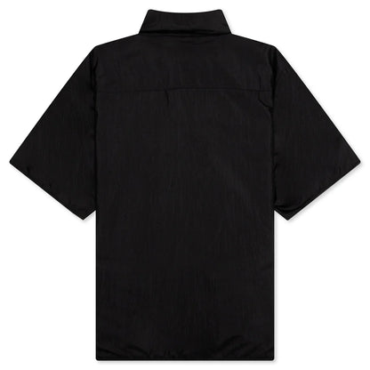 Zip Up Shirt Black