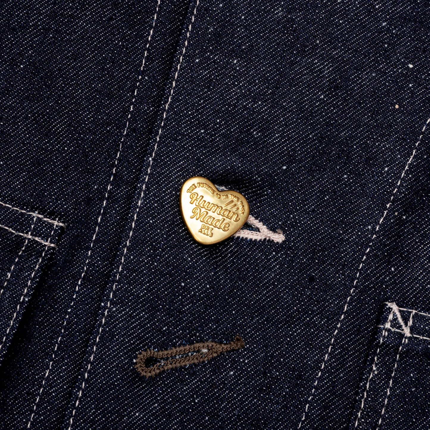 Denim Coverall Jacket Rigid Indigo