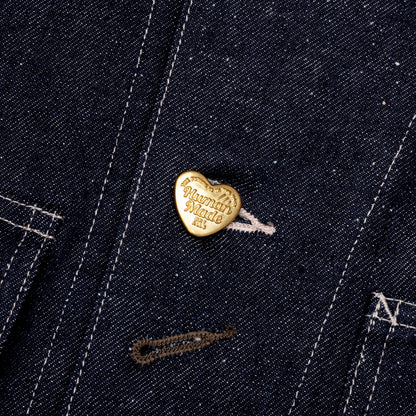 Denim Coverall Jacket Rigid Indigo