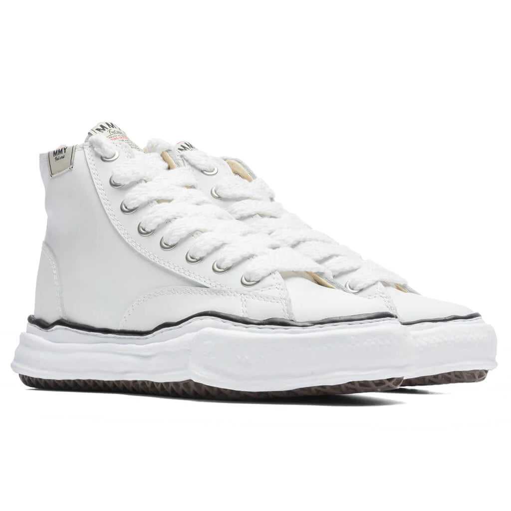 Peterson Leather High White