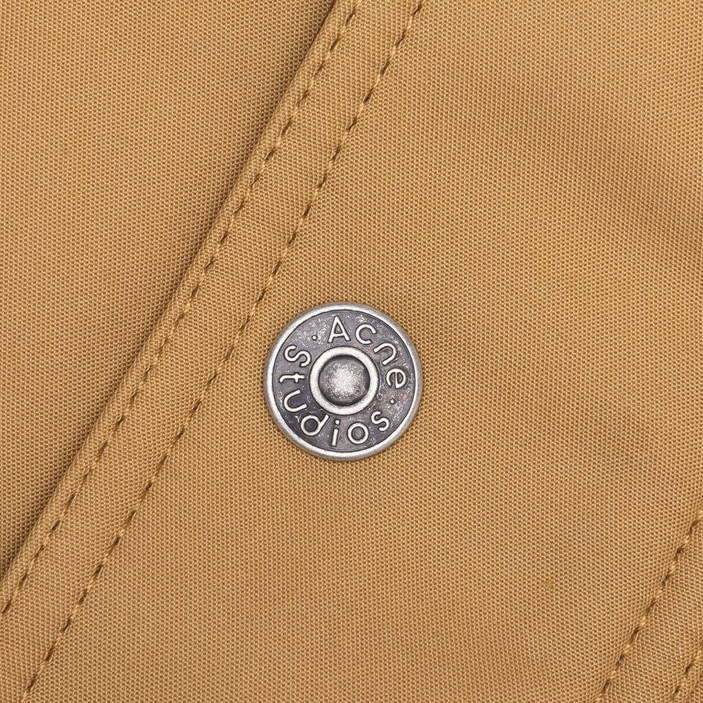 Double Cotton Satin Jacket Sand Beige