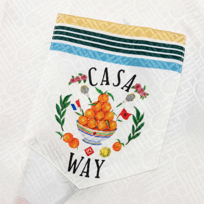 Cuban Collar Short Sleeve Shirt Casa Way
