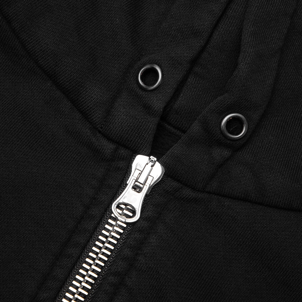 Contrast Panel Sweatshirt Washed Black Heather Grey