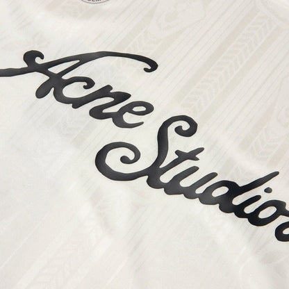 Logo Sports Jersey Top White