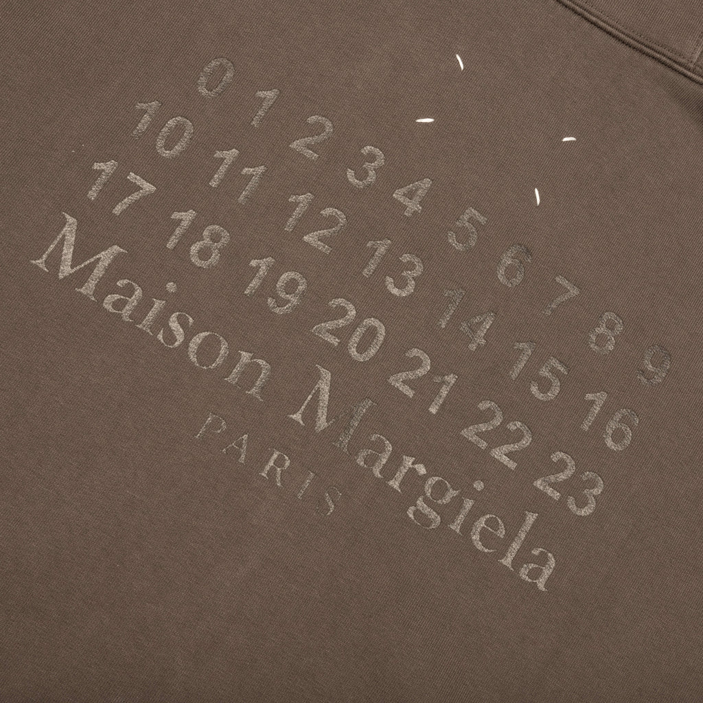 Zip Up Sweat Hoodie Mink