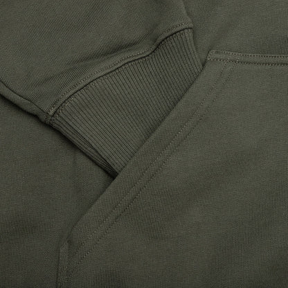 Classic Fit Hoodie Greyish Green