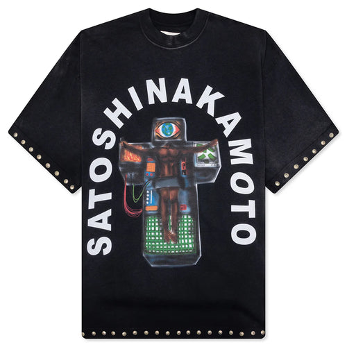 Welcome To The Machine Tee Washed Black