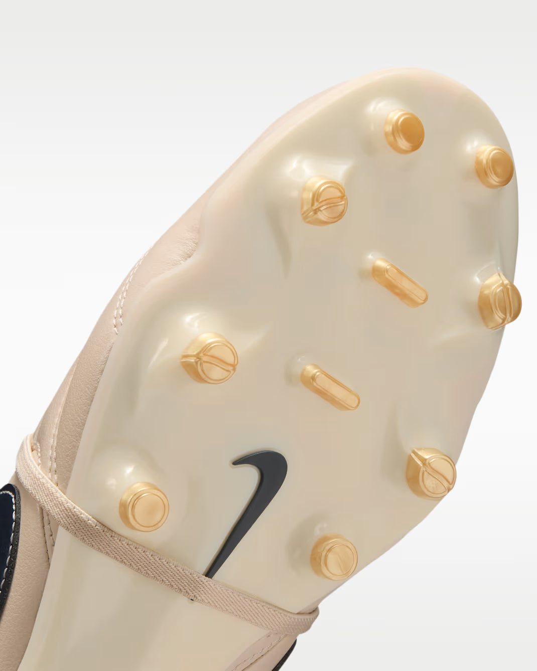 Nike Mens Tiempo Ligera Pro FG Soccer Cleats Pearl White Dark Obsidian
