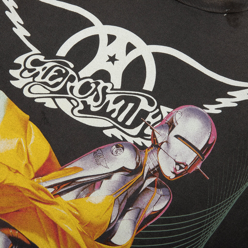 Saint M6 x Aerosmith S S T Shirt Black