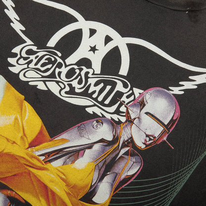 Saint M6 x Aerosmith S S T Shirt Black