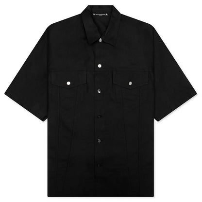 S S Oxford Shirt Black