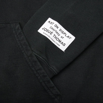 90s GD Logo Hoodie Vintage Black