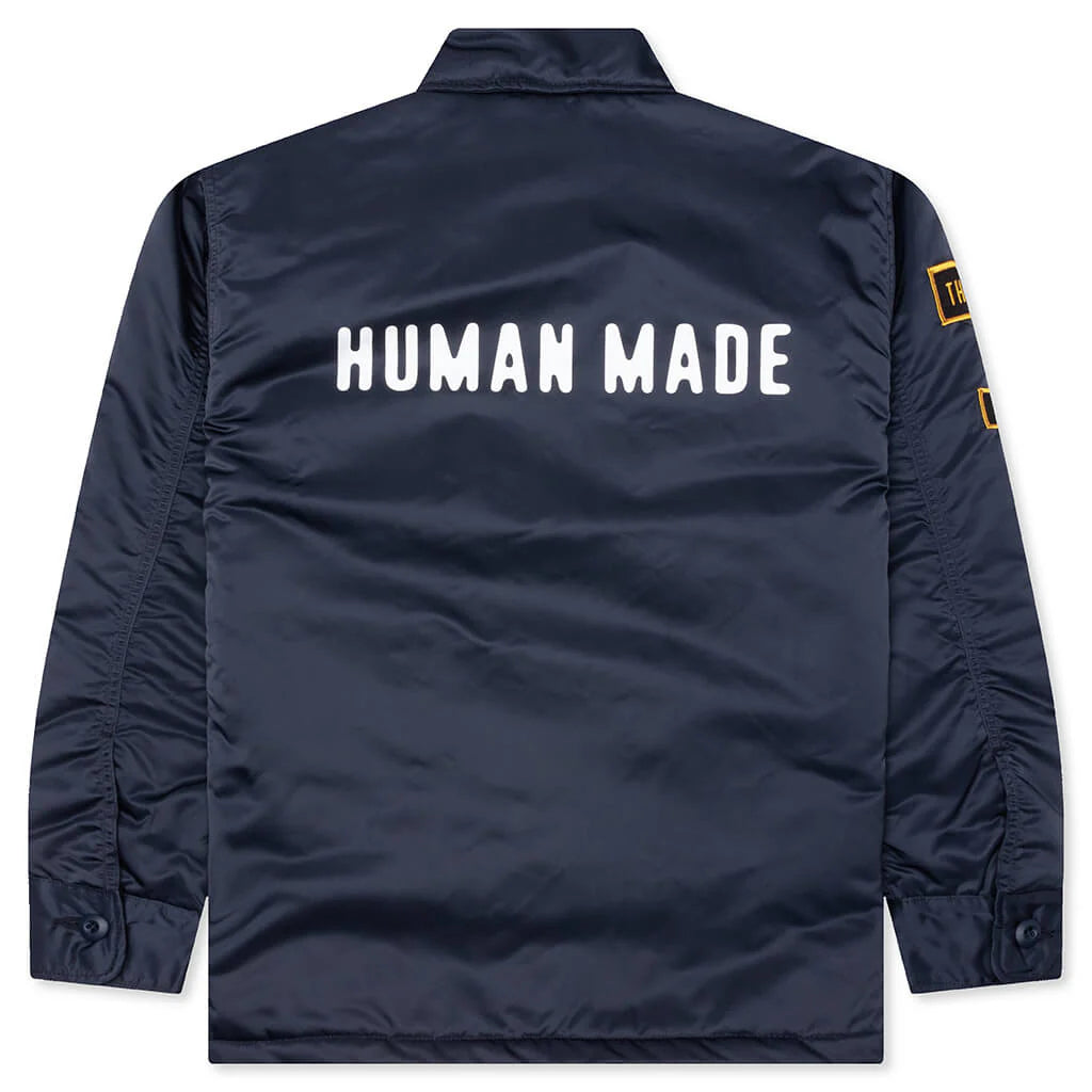 Padded CPO Shirt Navy