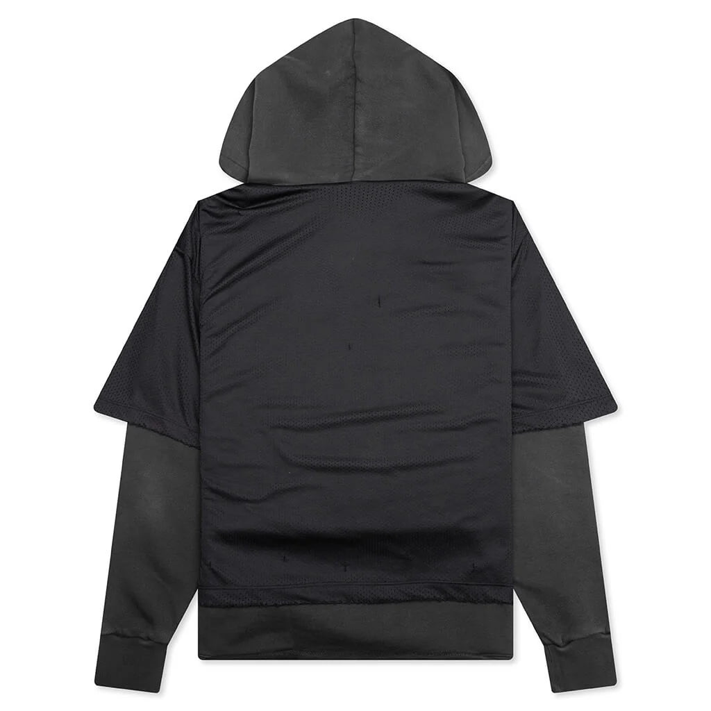 MA Star Mesh Hoodie Black