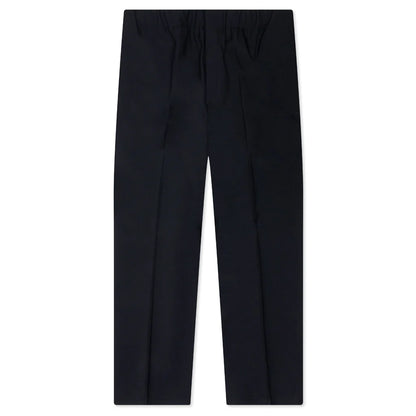 Gabardine Wool Trousers Navy