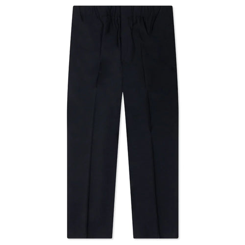 Gabardine Wool Trousers Navy