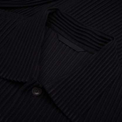 Wool Like Light Trucker Jacket Black