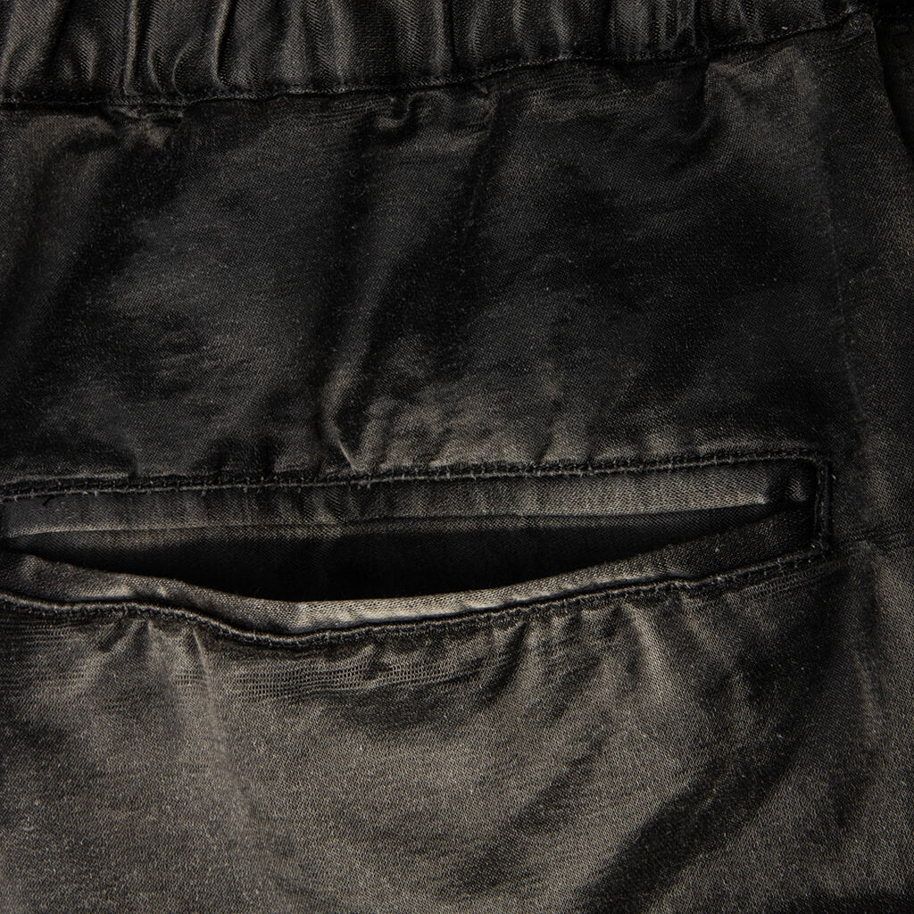 Sun Faded Like Satin Shorts Black