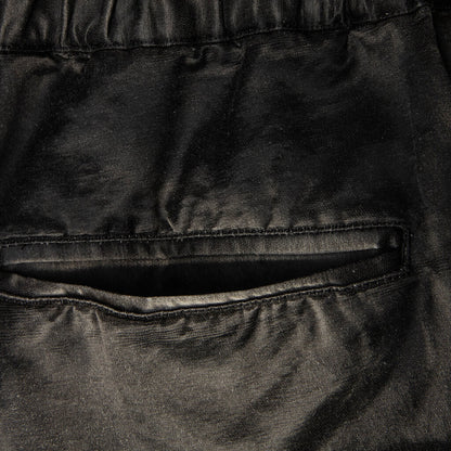 Sun Faded Like Satin Shorts Black