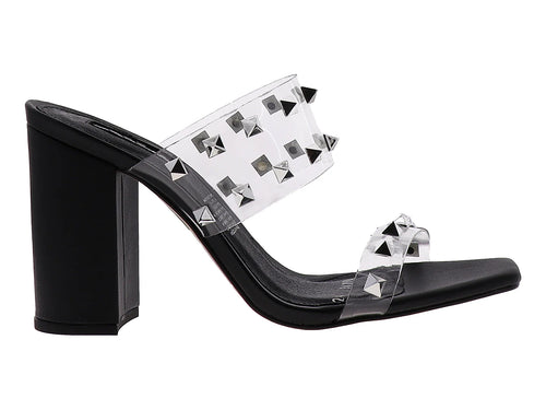 Zapatillas EFE Aldana Negro y Transparente para Mujer