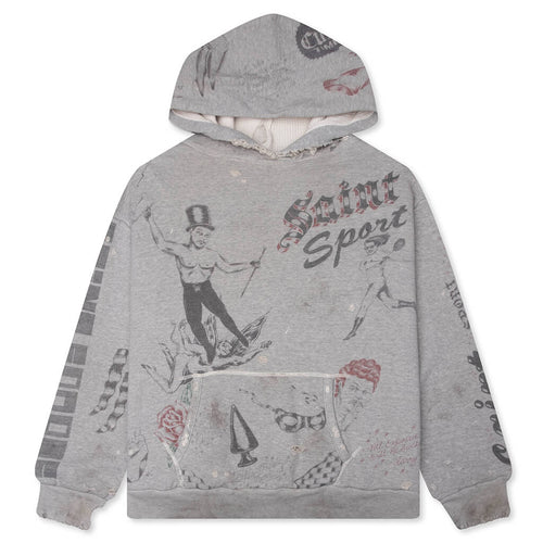 Drawing Hoodie Grey