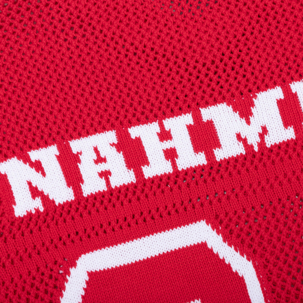 Knit 24 Football Shirt Cherry