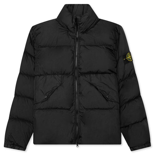 Real Feather Jacket Black