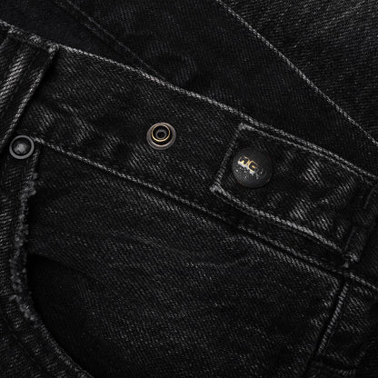 Kawasaki Short Kuro Rip And Repaired Black