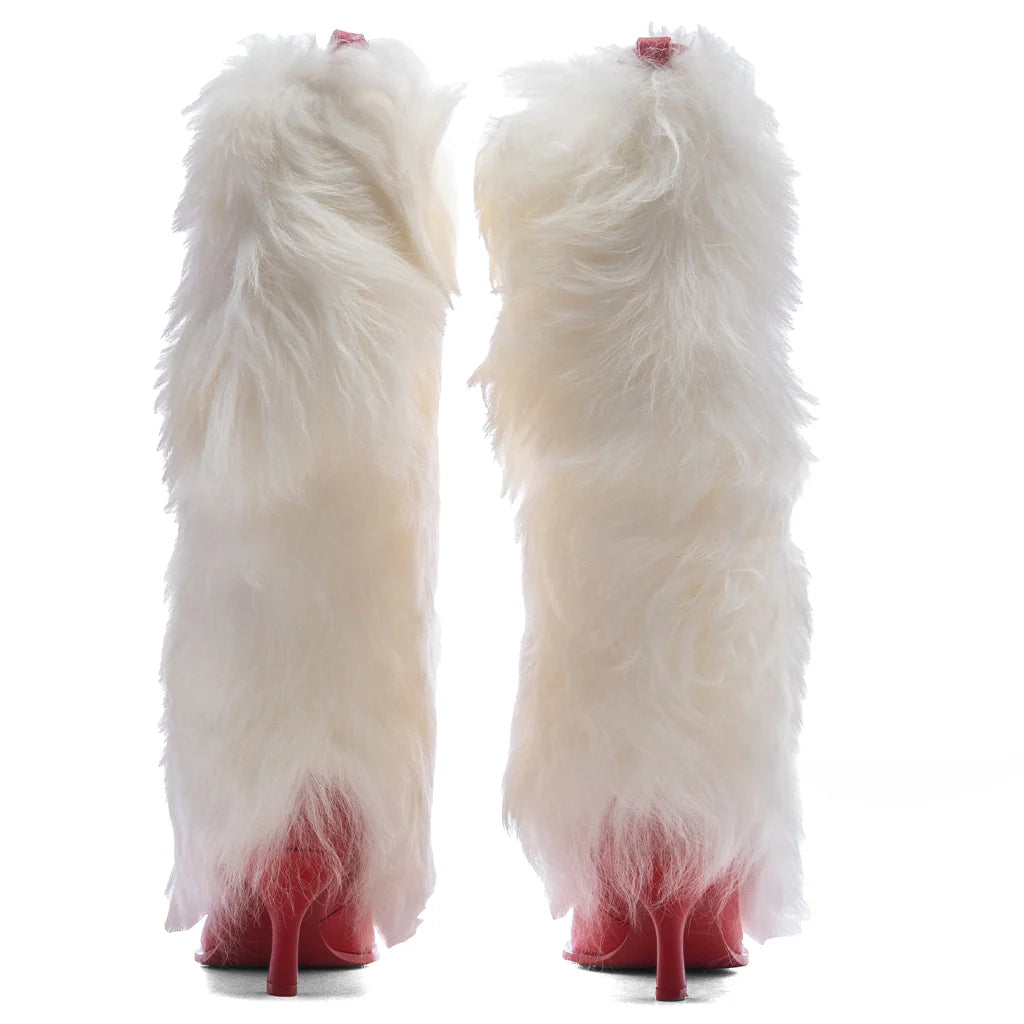 UGG x AMBUSH Womens Heel White Red