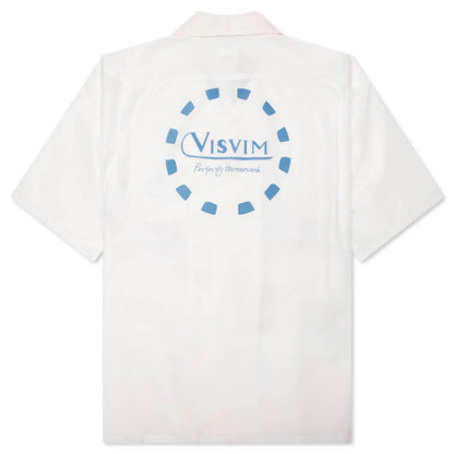 Crosby S S Silk Shirt White