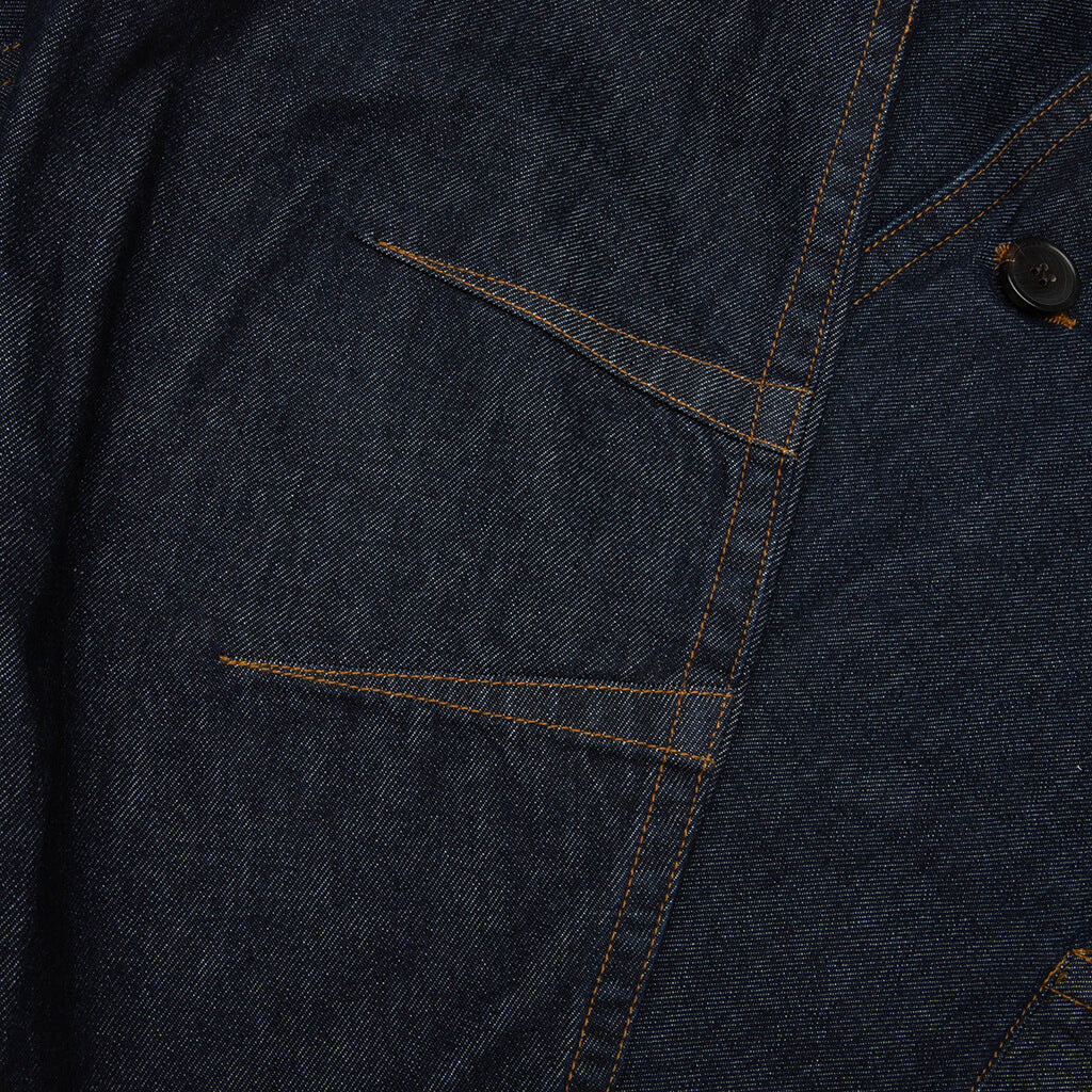 Robinson Washed Denim MW Coat Indigo