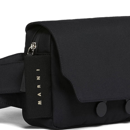Black Cordura Cityscape Belt Bag Black