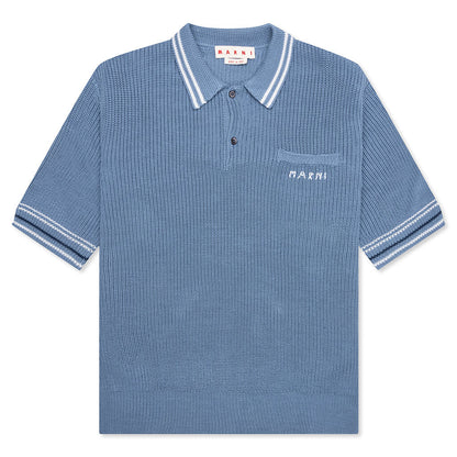 Knitted Polo Neck Opal