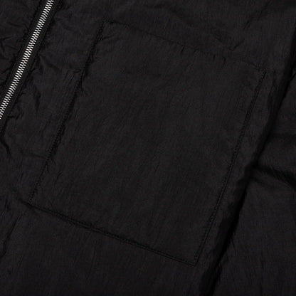 Zip Up Shirt Black