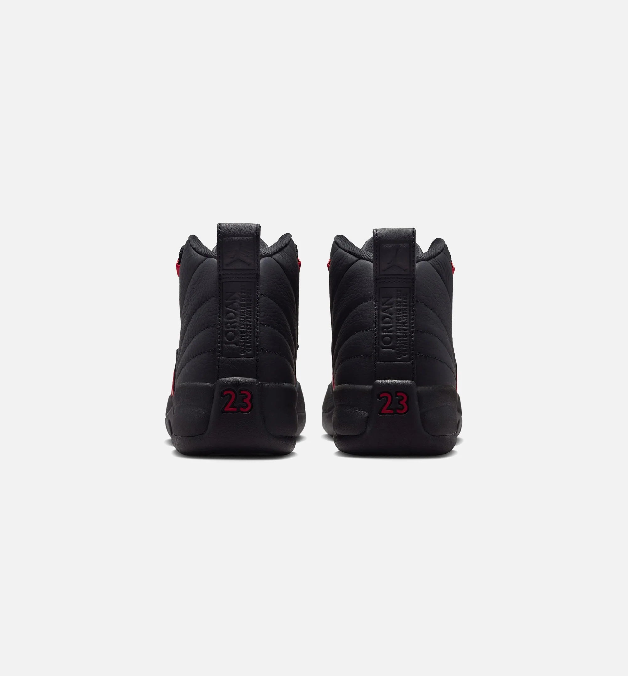 Air Jordan 12 Retro Bloodline Grade School Lifestyle Shoe Black Varsity Red Free Shipping