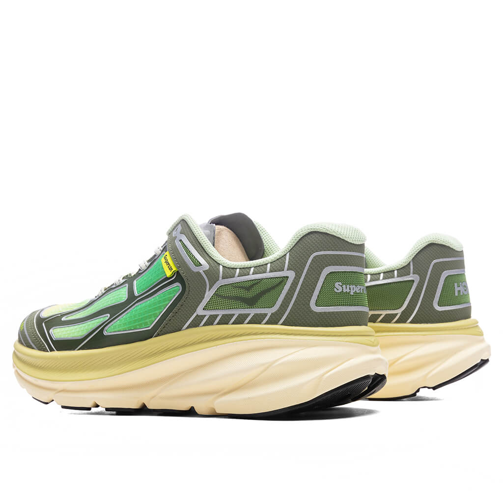 Hoka x Supervsn Clifton One9 Green Flash Limelight