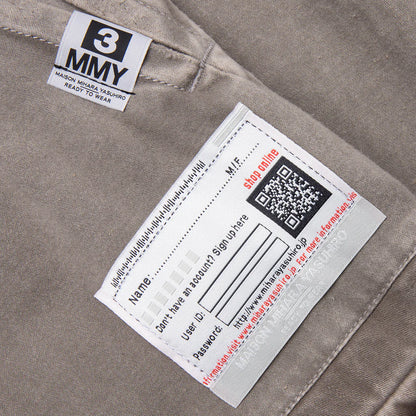 Repair Cargo Trousers Light Grey