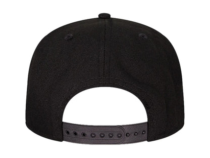 Gorra New Era Negra de Visera Plana para Hombre
