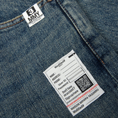 Flare Tapered Jeans Indigo