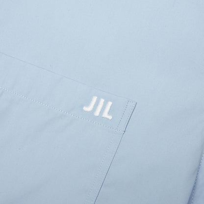 Lightweight Cotton Poplin Shirt Powder Blue
