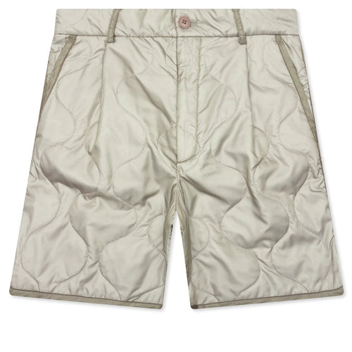 Pleaded Padded Shorts Sand