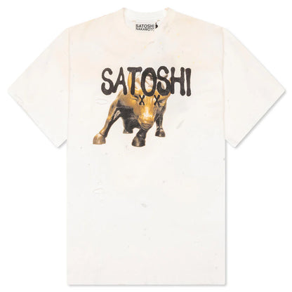 Wall Street Tee Dirty White