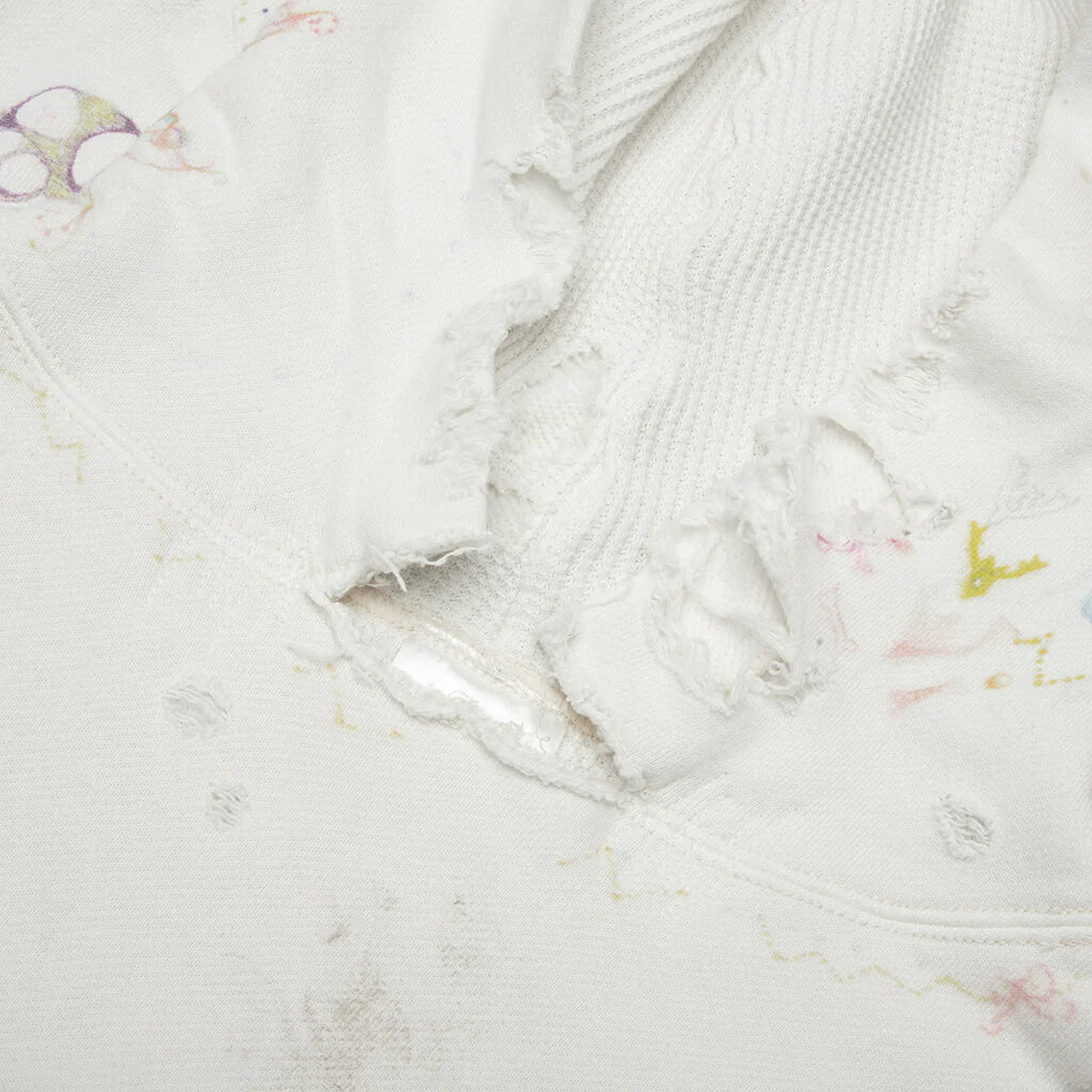 Saint M6 x COCO Double Face Hoodie White