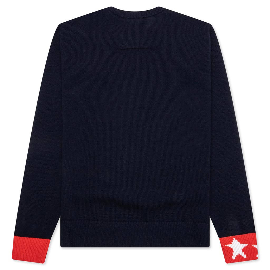 Sweater Navy Red
