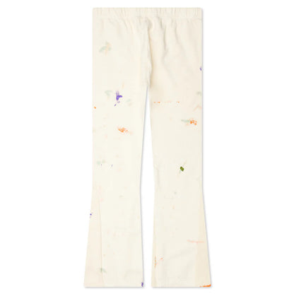 Logo Flare Sweatpants White