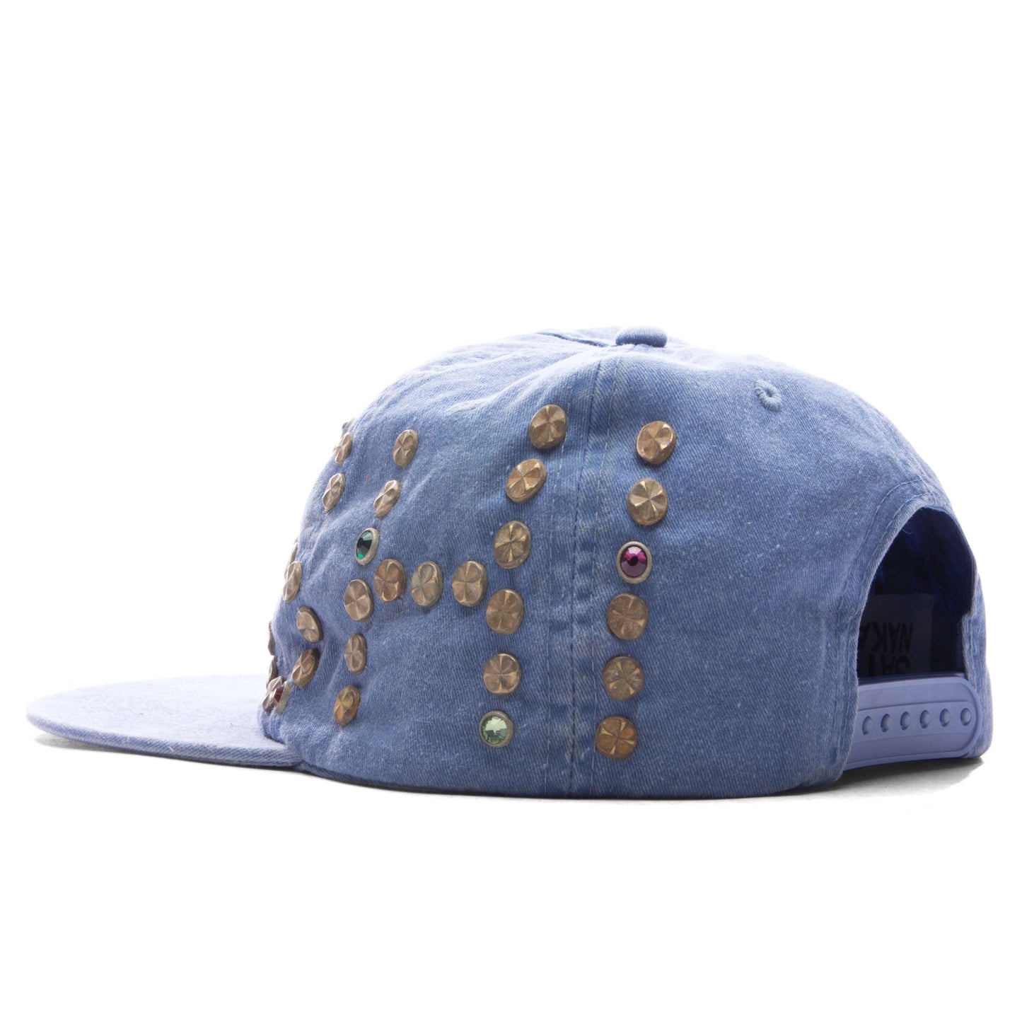 Studded Wrap Around Hat Blue
