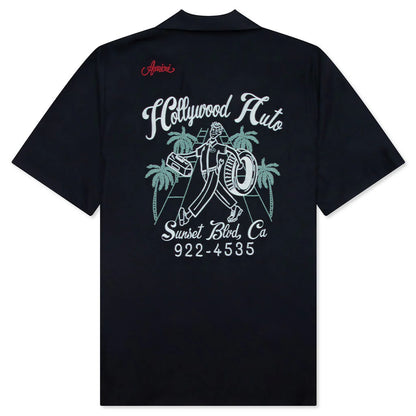 Hollywood Auto Bowling Shirt Black
