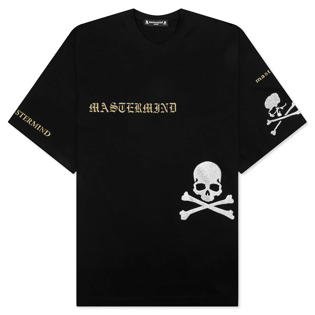 Boxy Multi Logo Tee Black