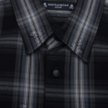 Plaid Flannel Shirt Black