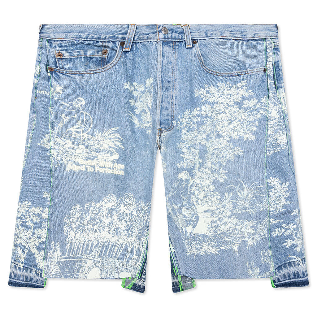 Teresa Double Wide Denim Short Indigo